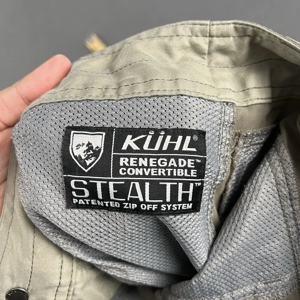 Kuhl Pants Mens 30X34 Renegade Convertible Stealth Outdoor Cargos Hiking